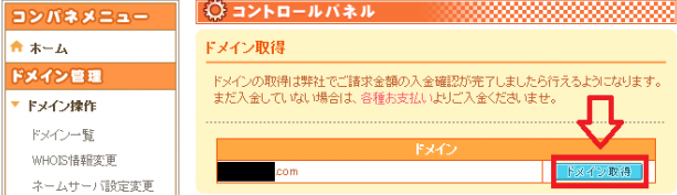 ムームードメインドメイン取得-2