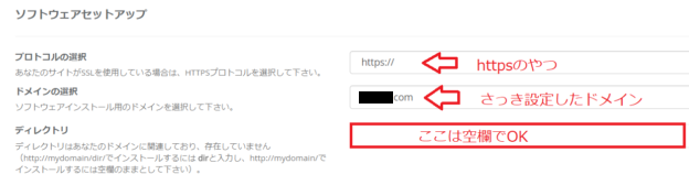 ソフトウェアセットアップドメイン