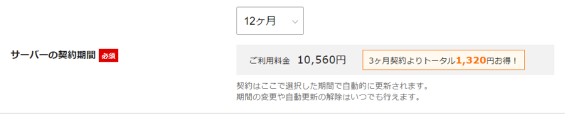 シンレンタルサーバー申し込みの流れ4